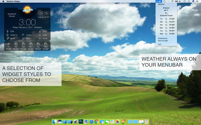 Desktop Weather For Mac